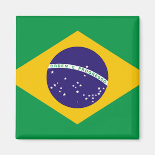 Vlag van Brazilië Magneet
