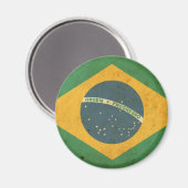  vlag van Brazilië Magneet (Voorkant / Achterkant)