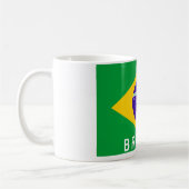 vlag van brazilië - naam koffiemok (Links)