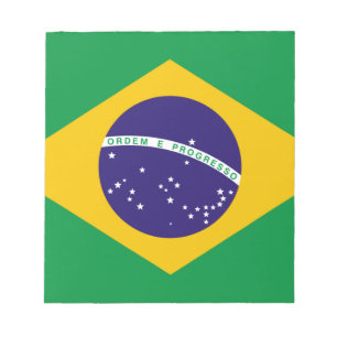vlag van Brazilië Notitieblok