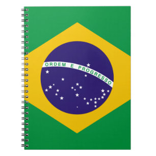 vlag van Brazilië Notitieboek