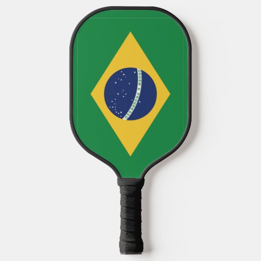 vlag van Brazilië Pickleball Paddle (Voorkant)