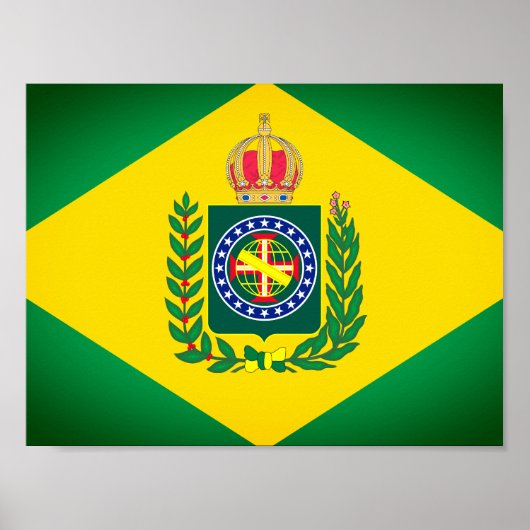 vlag van Brazilië Poster (Voorkant)