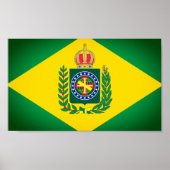 vlag van Brazilië Poster (Voorkant)