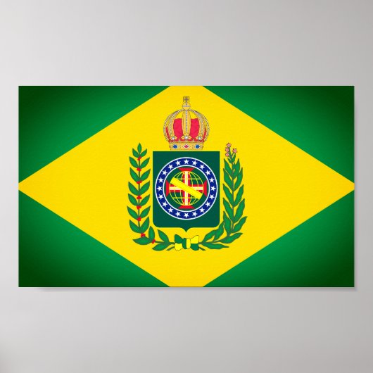 vlag van Brazilië Poster (Voorkant)