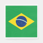 vlag van Brazilië Servet (Voorkant)