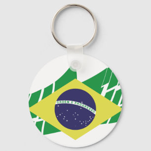 Vlag van Brazilië Sleutelhanger