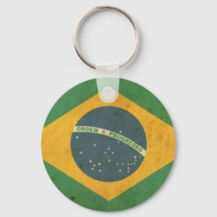 vlag van Brazilië Sleutelhanger