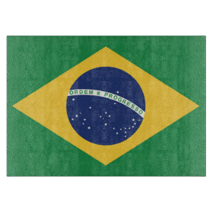 vlag van Brazilië Snijplank