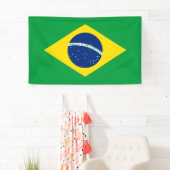 vlag van Brazilië Spandoek (Insitu)