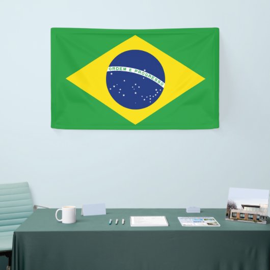 Vlag van Brazilië Spandoek (Beurs)