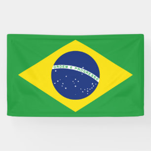 Vlag van Brazilië Spandoek
