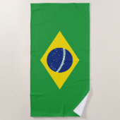 Vlag van Brazilië Strandlaken (Voorkant)