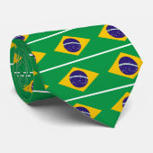 vlag van Brazilië Stropdas (Opgerold)