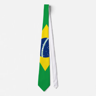 Vlag van Brazilië Tie Stropdas