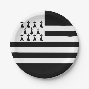 Vlag van Bretagne Vlag Patriottische Bretagne Papi Papieren Bordje