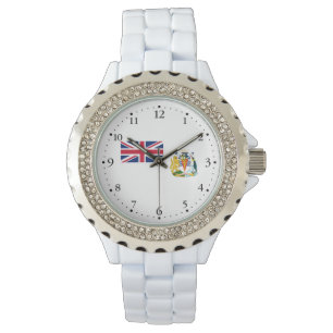 Vlag van Brits Antarctisch Territorium Horloge
