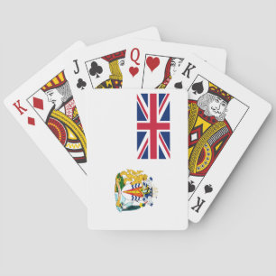 Vlag van Brits Antarctisch Territorium Pokerkaarten