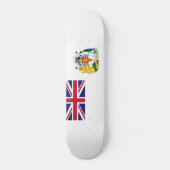 Vlag van Brits Antarctisch Territorium Skateboard (Voorkant)