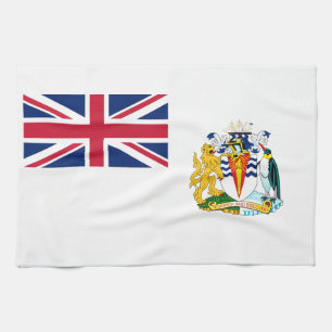 Vlag van Brits Antarctisch Territorium Theedoek