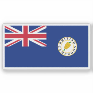 Vlag van Britse Kameroen (1922-1961) Sticker