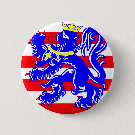 Vlag van Brugge Ronde Button 5,7 Cm (Voorkant)