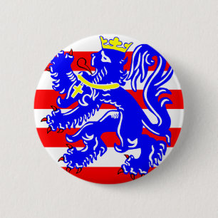 Vlag van Brugge Ronde Button 5,7 Cm