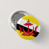 Vlag van Brunei Ronde Button 3,2 Cm (Voorkant /achterkant)