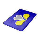 Vlag van Brussel, België Bath Mat (Gekanteld)