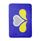 Vlag van Brussel, België Bath Mat (Voorkant Verticaal)
