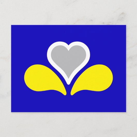 Vlag van Brussel, België Briefkaart (Voorkant)