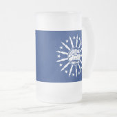 Vlag van Buffalo, de Mok van geblazen glas in New  (Voorkant rechts)