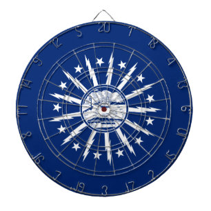 Vlag van Buffalo, New York Dart Board Dartbord
