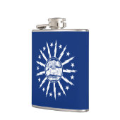 Vlag van Buffalo, New York Hip Flask Heupfles (Links)