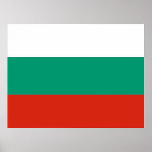 Vlag van Bulgarije Poster (Voorkant)