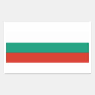 Vlag van Bulgarije Rechthoekige Sticker