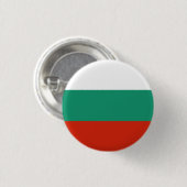 Vlag van Bulgarije Ronde Button 3,2 Cm (Voorkant /achterkant)