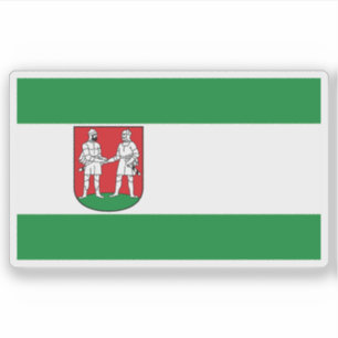 Vlag van Bünde, Duitsland Sticker