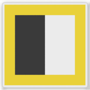 Vlag van Burgdorf, Zwitserland Sticker