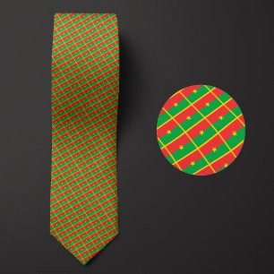 Vlag van Burkina Faso Stropdas