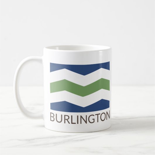 Vlag van Burlington, Mok Vermont Coffee (Links)