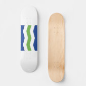 Vlag van Burlington, Vermont Skateboard (Voorkant)