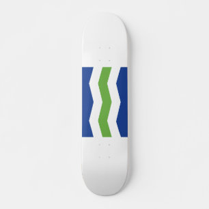 Vlag van Burlington, Vermont Skateboard