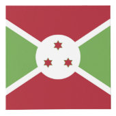 Vlag van Burundi Kubus (Rechts)