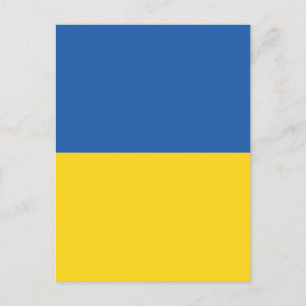 Vlag van Button Oekraïne Briefkaart