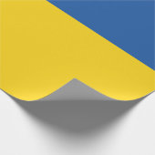 Vlag van Button Oekraïne Cadeaupapier (Hoek)