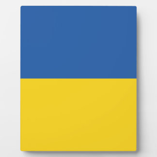 Vlag van Button Oekraïne Fotoplaat