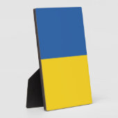 Vlag van Button Oekraïne Fotoplaat (Zijkant)