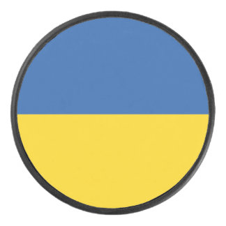 Vlag van Button Oekraïne Hockey Puck