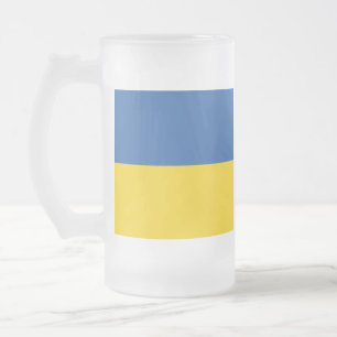 Vlag van Button Oekraïne Matglas Bierpul
